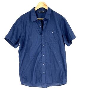 Travis Mathew Navy Button Down Shirt